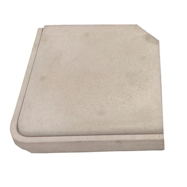 Base 4 peças grande cimento natural cinza
