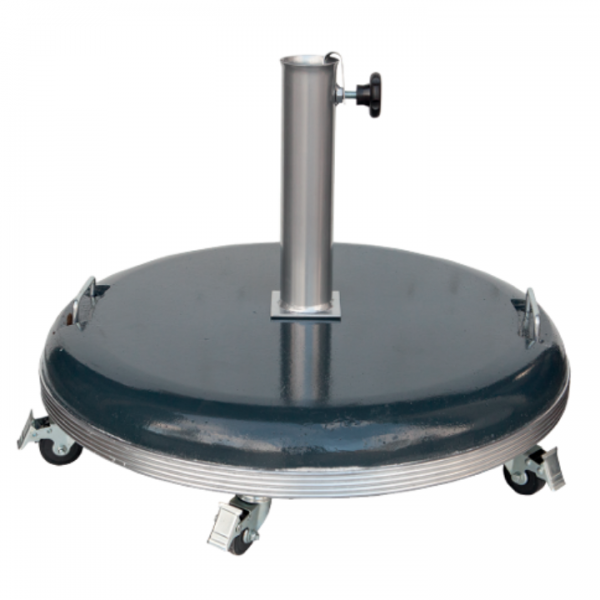 Base de chapéu c/ aro de proteção e rodas