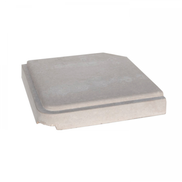 Base 4 peças grande cimento natural cinza